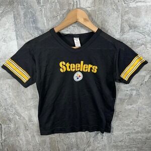 Franklin Sports Pittsburgh Steelers black football jersey youth M 10-12 NFL